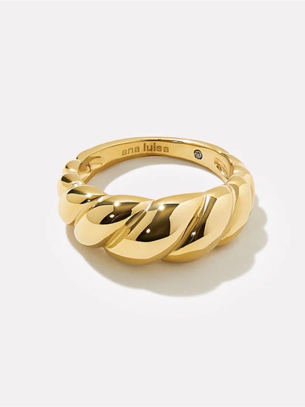 Ana Luisa Rope Twist Bold Ring size 8